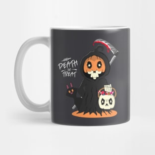 Hello, Death or treat on Halloween Mug